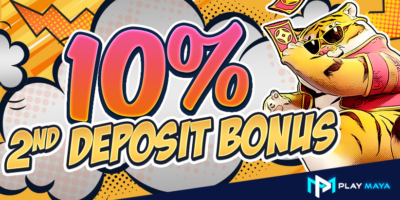 playmaya_promotions-10%-2nd-deposit-bonus